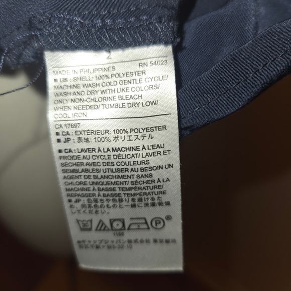 Banana Republic Navy Sleeveless Box Pleat Blouse Women's Size 2 Work- back zip - Picture 9 of 11